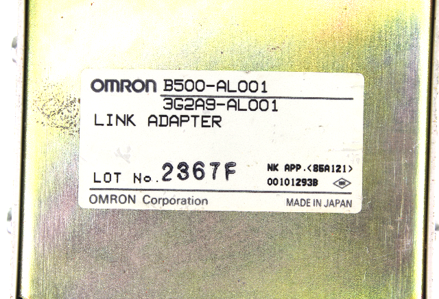 Adaptateur De Liaison OMRON SYSMAC B500-AL004-PE - Pièce Neuve, Origine Japon, Pour Automates