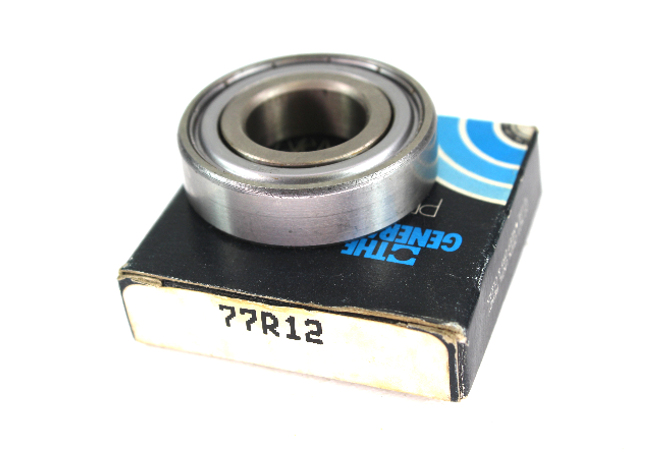 General Bearing Corp. 77R12 Radial/Deep Grove Ball Bearing, 0.7500 In. I.D., 1.6250 In. O.D.