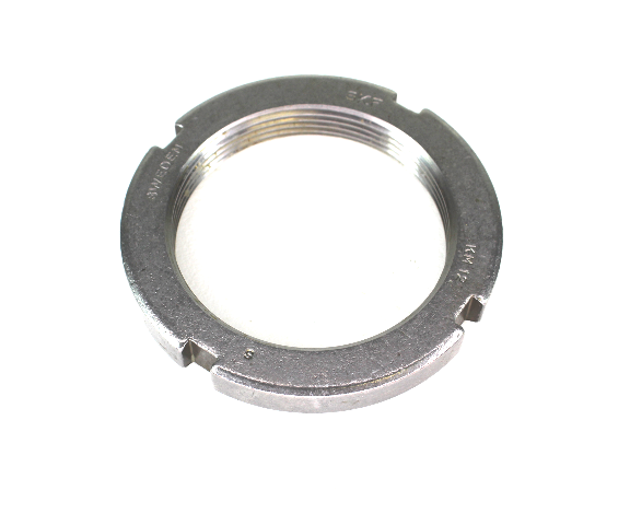 SKF KM12 Retaining Ball Bearing Lock Nut, M60x2 mm, 80mm OD, 73mm Face