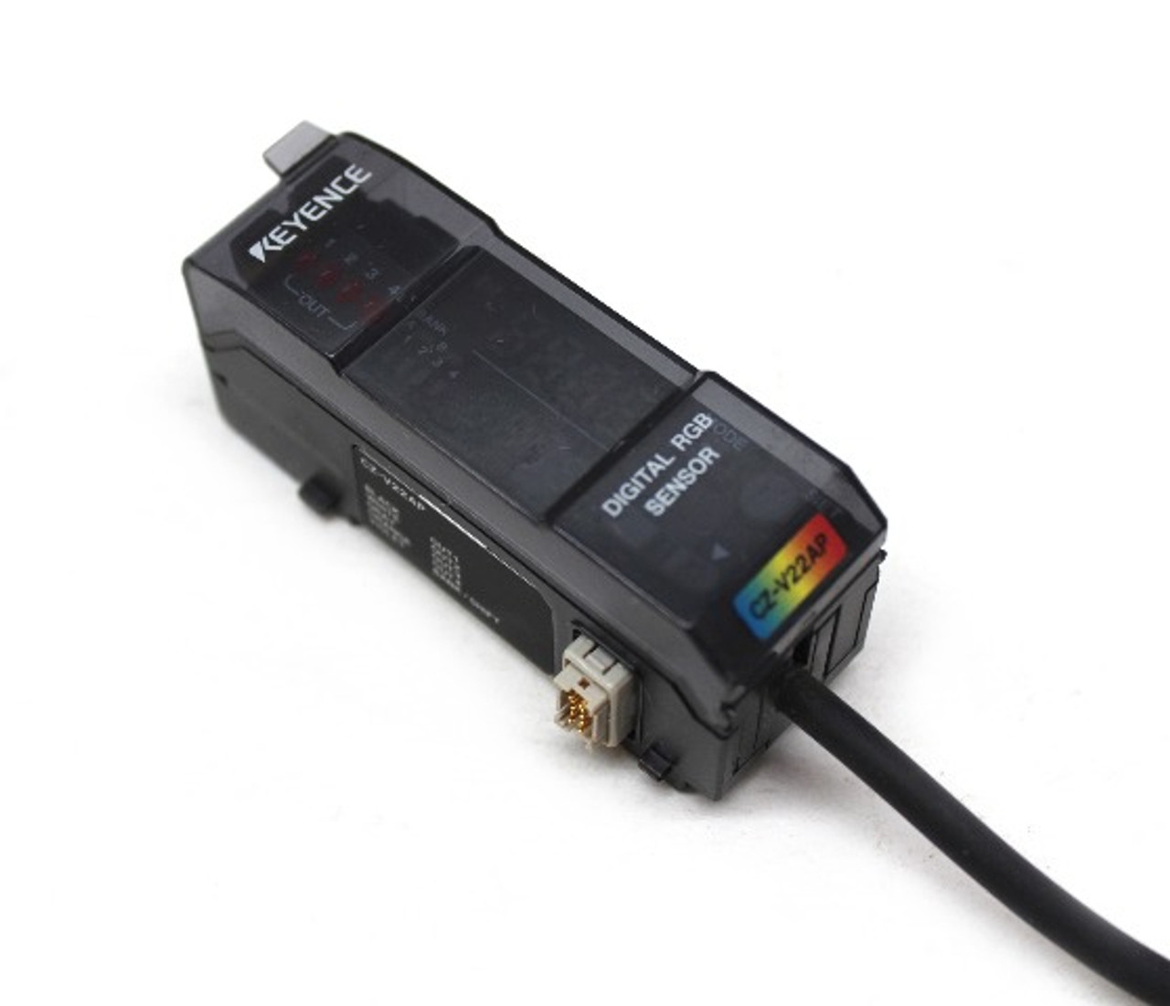 Keyence CZ-V22AP Digital RGB Sensor Amplifier Unit, Expansion Unit, PNP