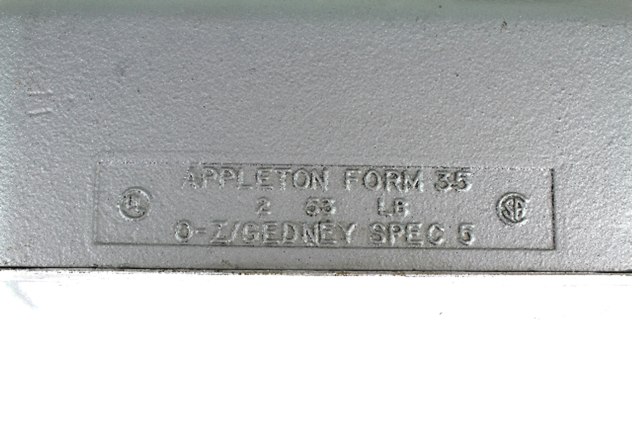 Appleton Form 35 Malleable Iron Conduit Outlet Body