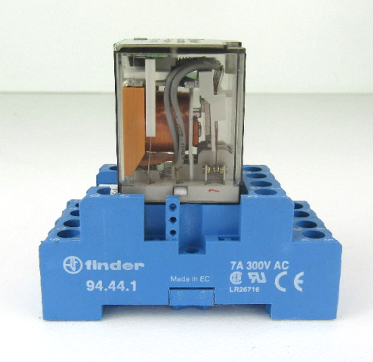 Finder 55.34.8.120.0030 Cube Relay 120VAC, 5A with Base