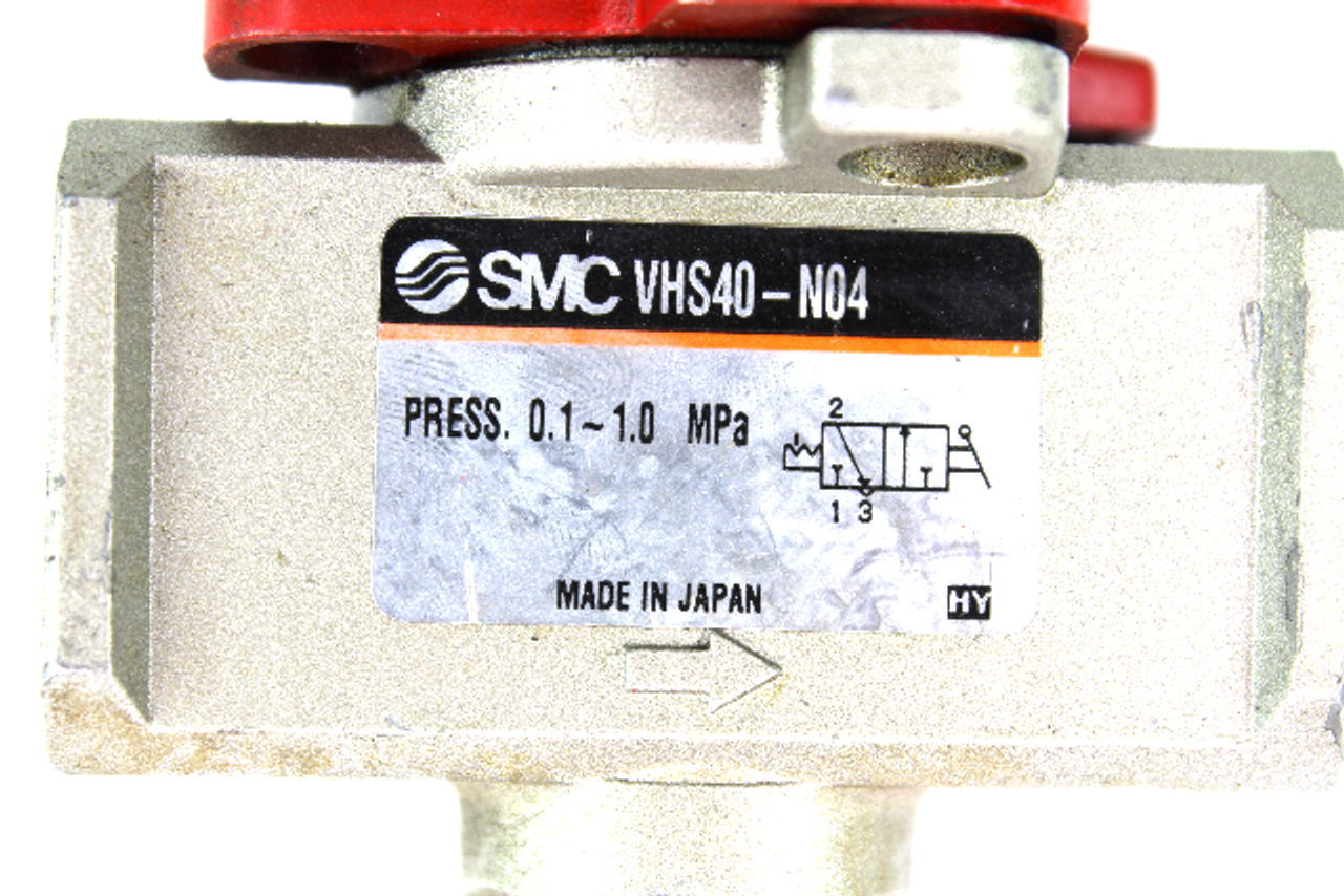 SMC VHS40-N04 Pneumatic Lock Out Valve, 0.1~1.0 MPa