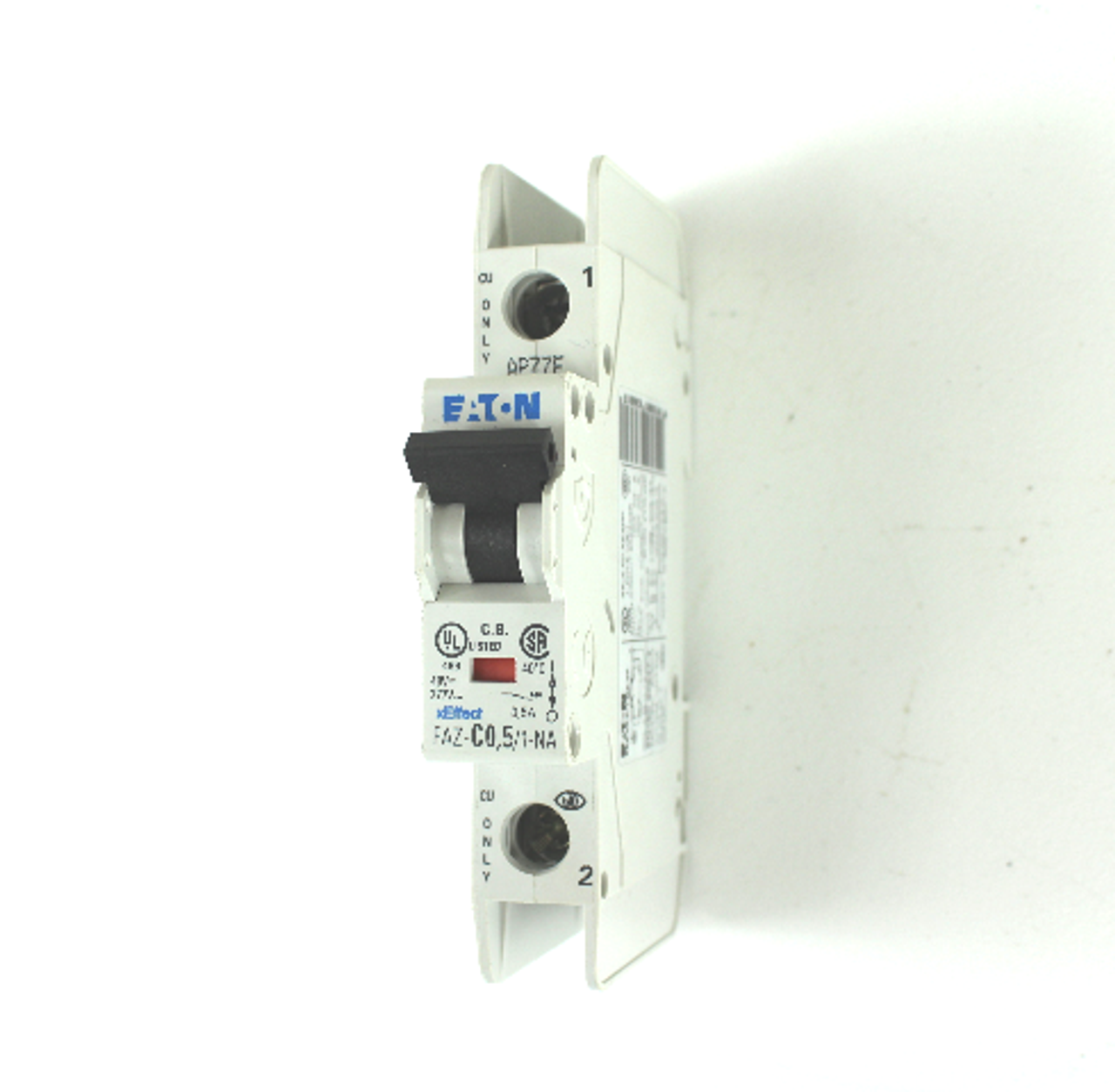 Eaton FAZ-C0.5/1-NA-SP Circuit Breaker, 1-Pole, 240/415V, 50/60Hz