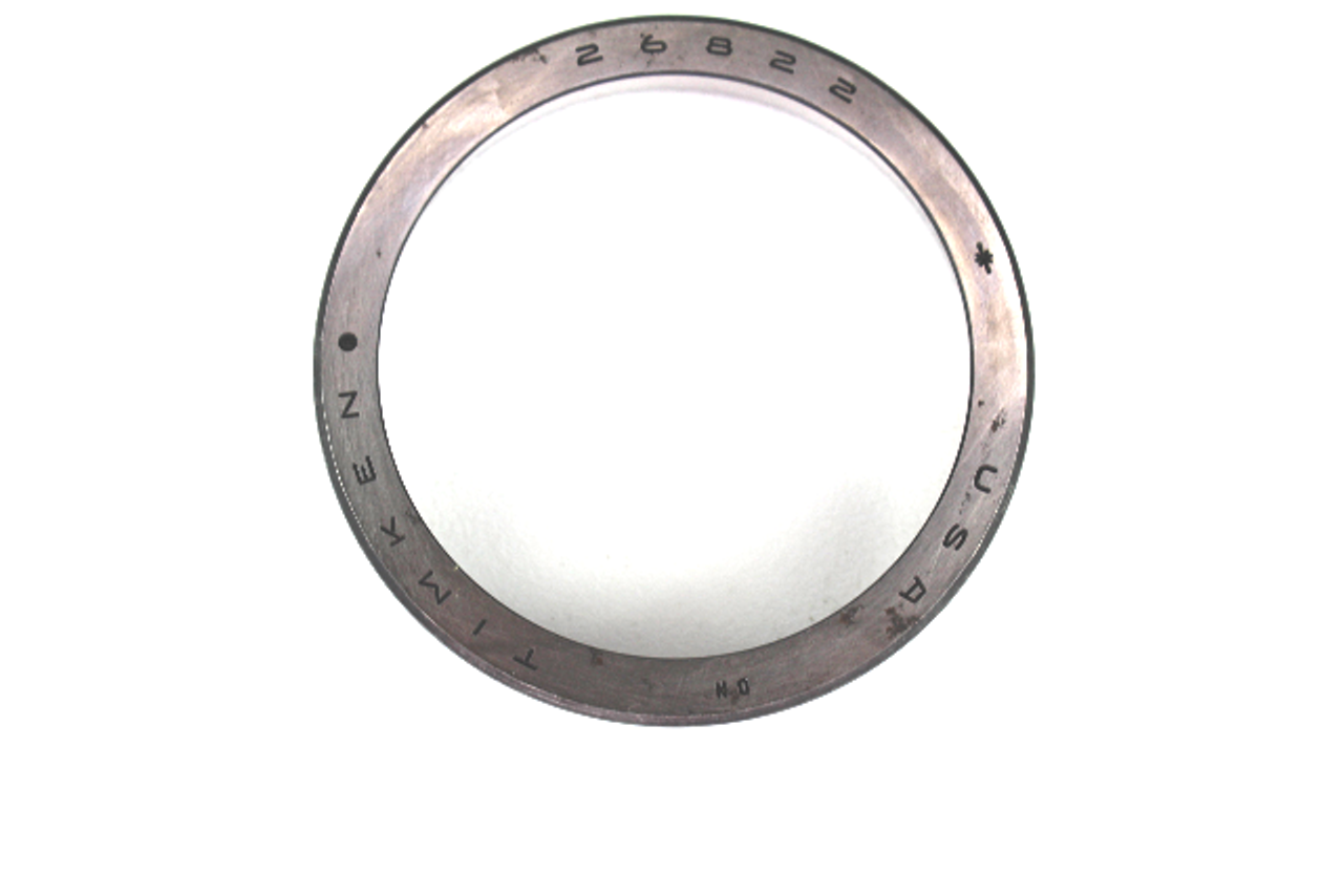 Timken 26822 Tapered Roller Bearing Outer Race Cup, Steel, 3.125" Outer Diameter, 0.7500" Cup Width