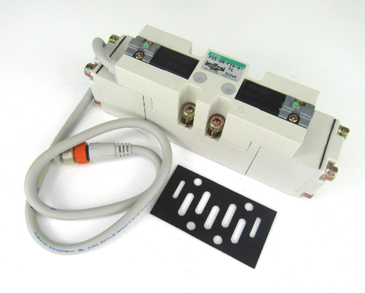 CKD PV5-6R-FIG-D-TC Pneumatic Solenoid Valve 24 Vdc 5 Port