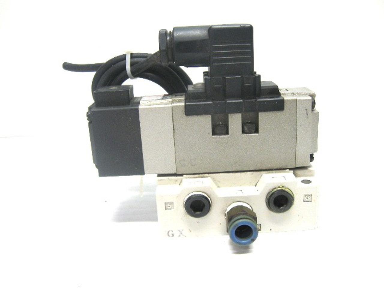 Smc VP7-6-FG-S Solenoid Valve 24 Vdc, 5 port