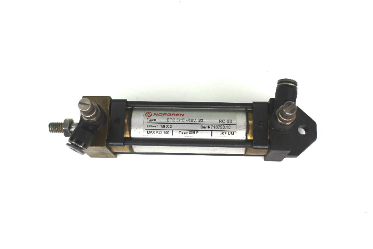 Norgren ETC 5/16-REV.#0 Pneumatic Cylinder, 5-1/6" Bore, 1-1/8" Stroke