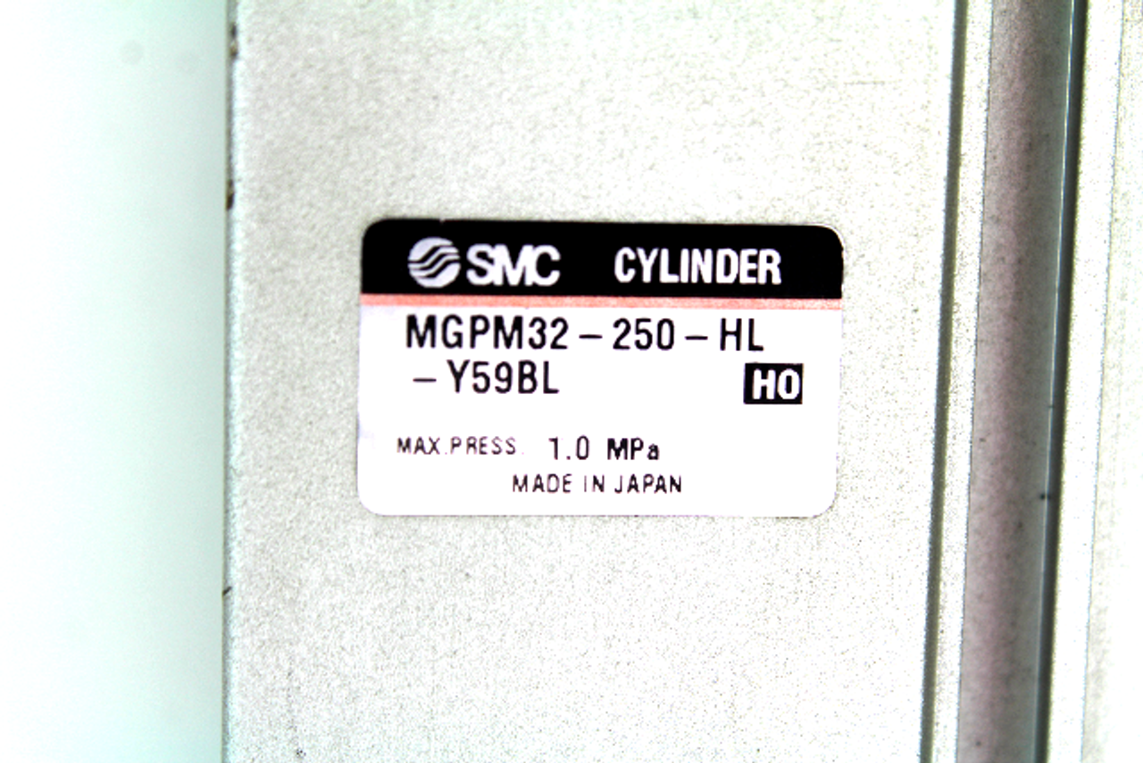 SMC MGPM32-250-HL-Y59BL Pneumatic Guide Cylinder, 32mm Bore, 250mm Stroke, 1.0 MPa