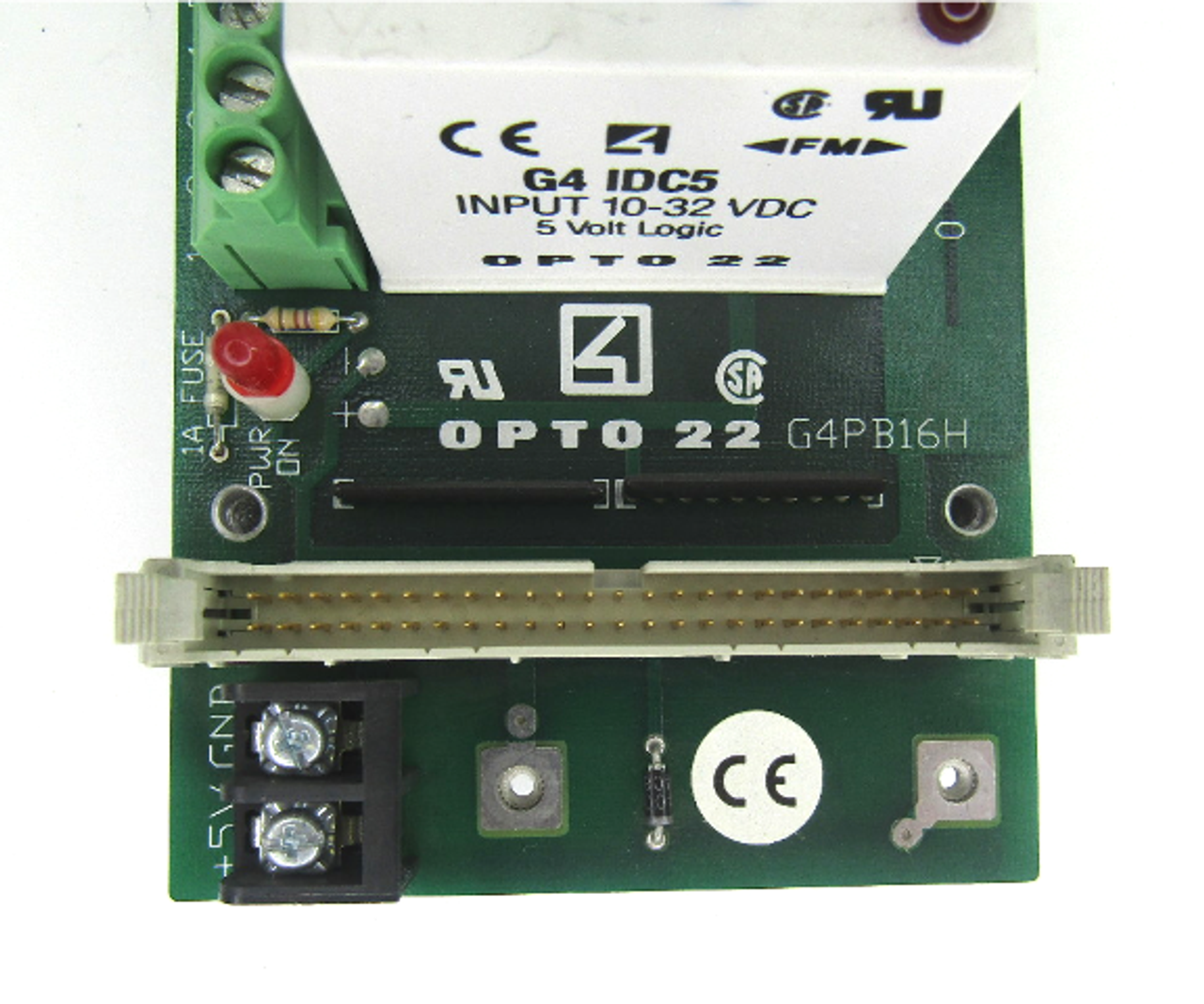 Opto 22 G4PB16H Control Board w/(11) G4 IDC5 & (5) G4 ODC5