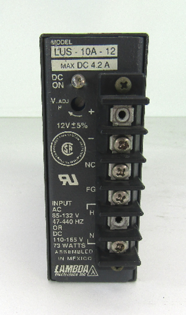 Lambda LUS-10A-12 Power Supply, 4.2A, 12V