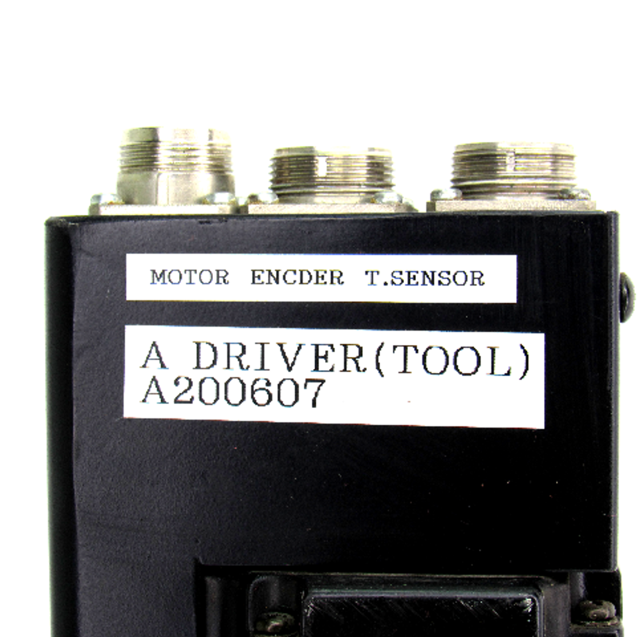 Nitto Seiko AX Driver A200607 Nutrunner, w/ Yaskawa SGMAH-04AAA-NS11 AC Servo Motor, 400W, 200V, 2.8Amp