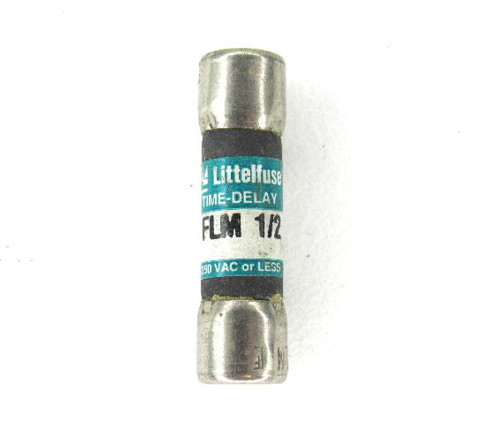 Littelfuse FLM1/2 Time Delay Fuse, 250V AC, 1/2 Amp