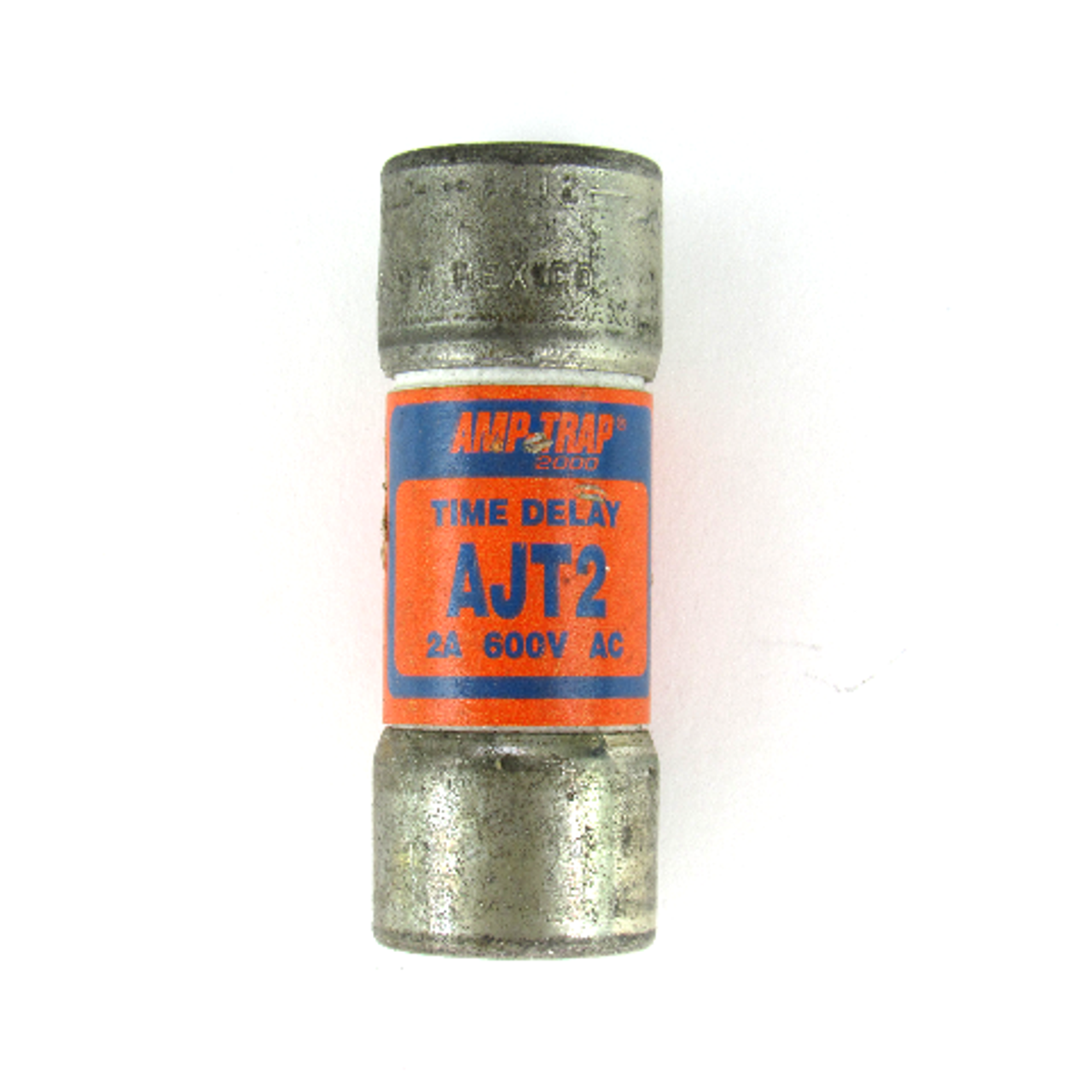 Ferraz Shawmut AJT2 Amp-Trap Time Delay Fuse, 2 Amp, 600V AC, 500V DC, Current Limiting