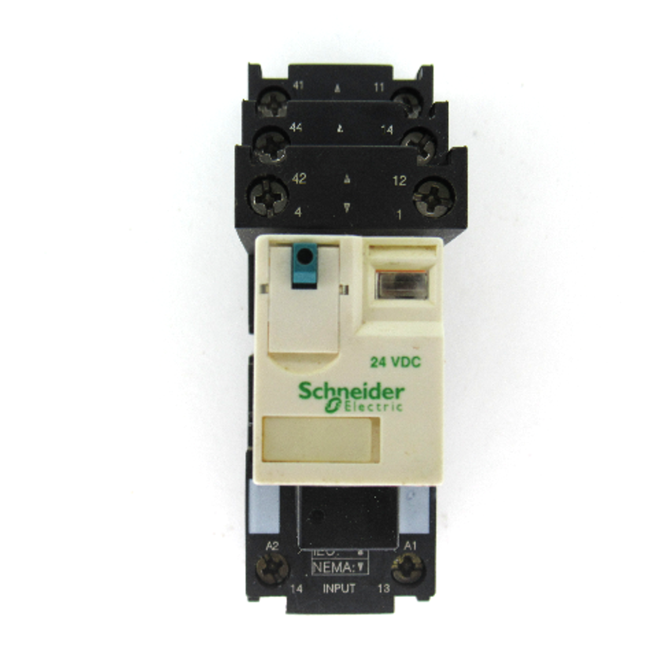 Schneider Electric RXM2AB1BD General Purpose Relay, with RXZE2S108M Relay Socket, 24V DC, 12A, 250V AC