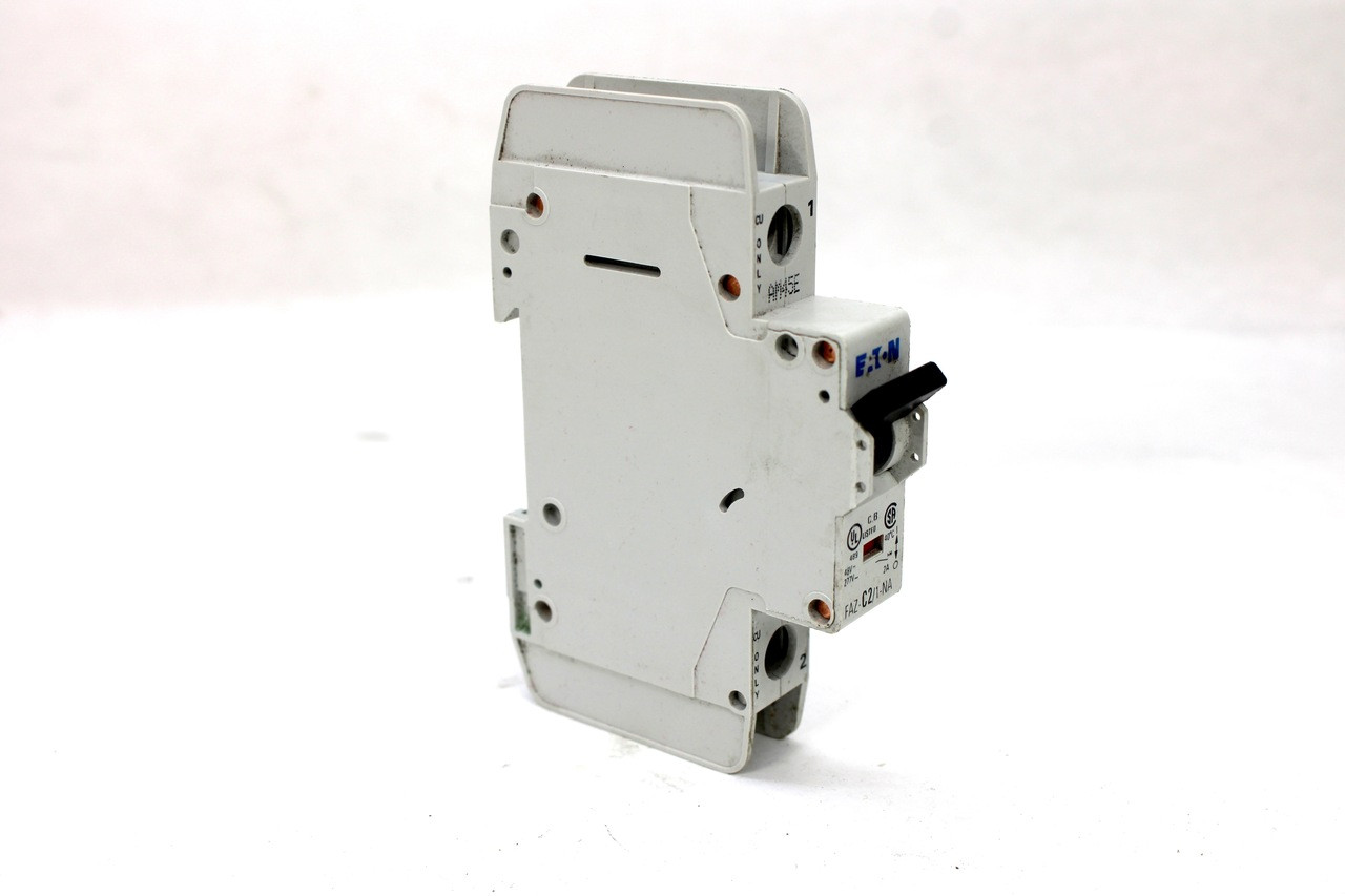 Eaton FAZ-C2/1-SP Circuit Breaker, 1-Pole, 2 Amp, 277V AC, 10kA