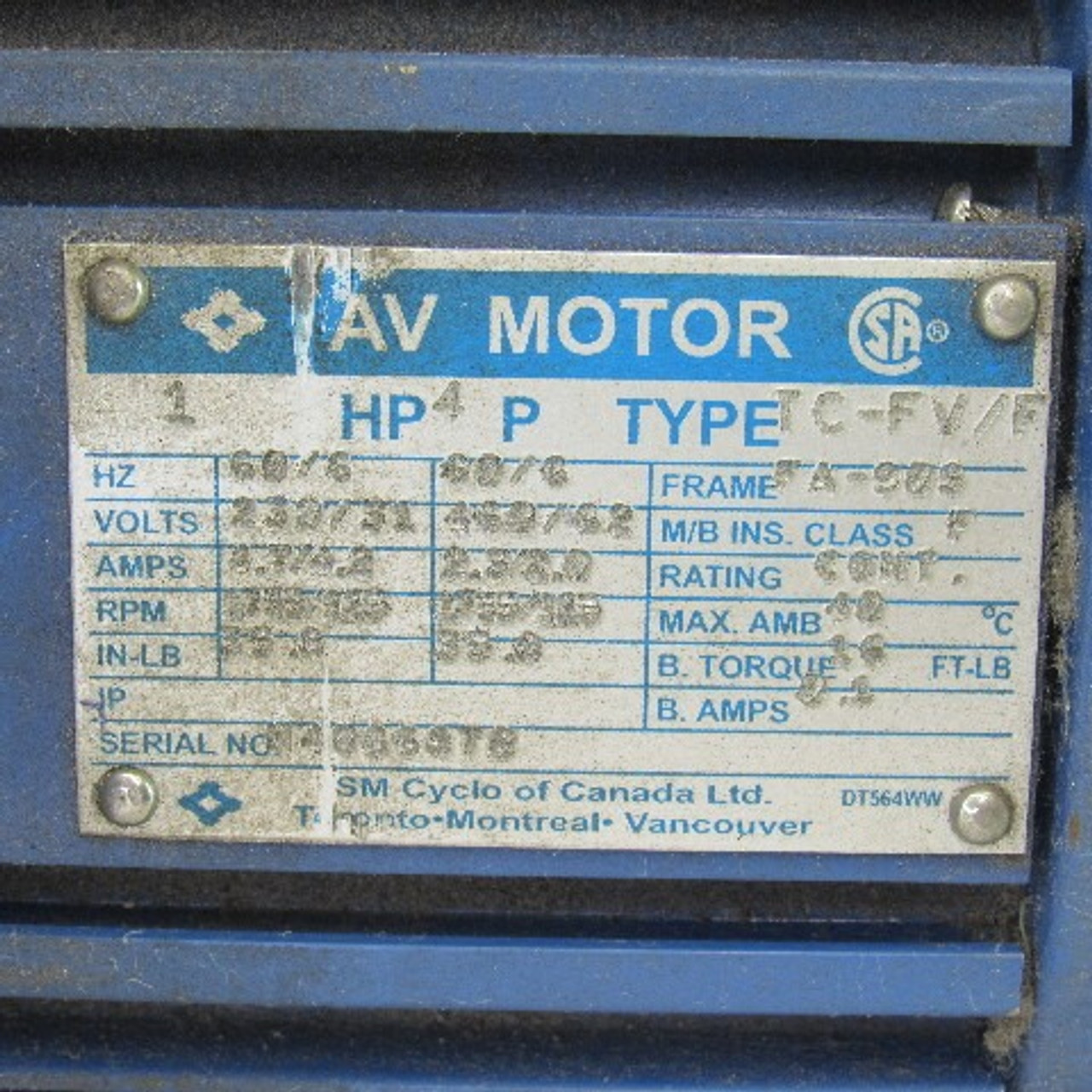 Sumitomo SM-Cyclo CNHM-6115YA-AV / TC-FV/F Induction