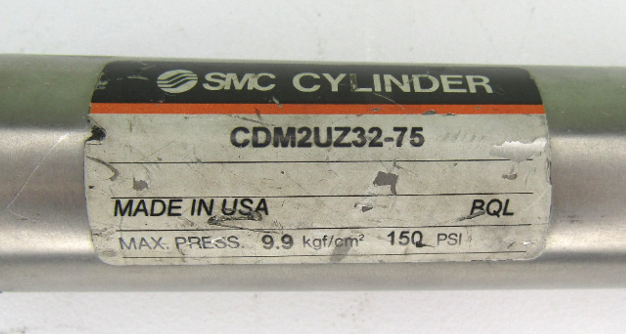 Smc CDM2UZ32-754 Duble Acting Pneumatic Cylinder, 32 MM Bore, 75 MM Stroke