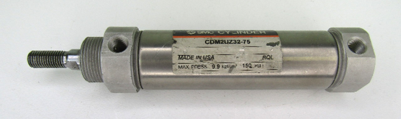 Smc CDM2UZ32-75 Double Acting Pneumatic Cylinder, 32 MM Bore, 75 MM Stroke