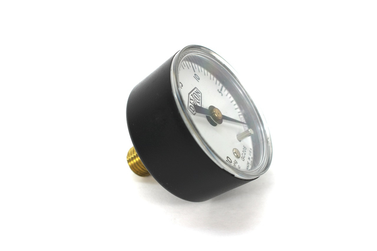 Dixon Boss GC205 Vacuum Gauge Center Back Mount, 30inHg