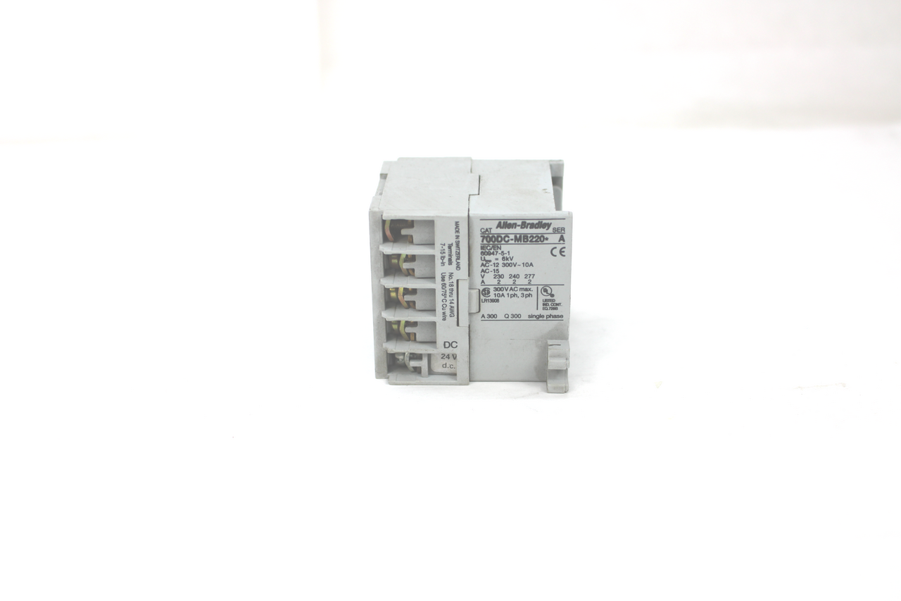 Allen Bradley 700-MB220* Ser. A Control Relay, 10 Amp, 300V AC