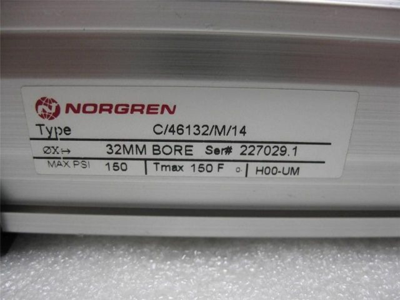 Norgren C/46132/M/14 Lintra Rodless Cylinder Magnetic Piston 32mm Bore 355mm Stroke