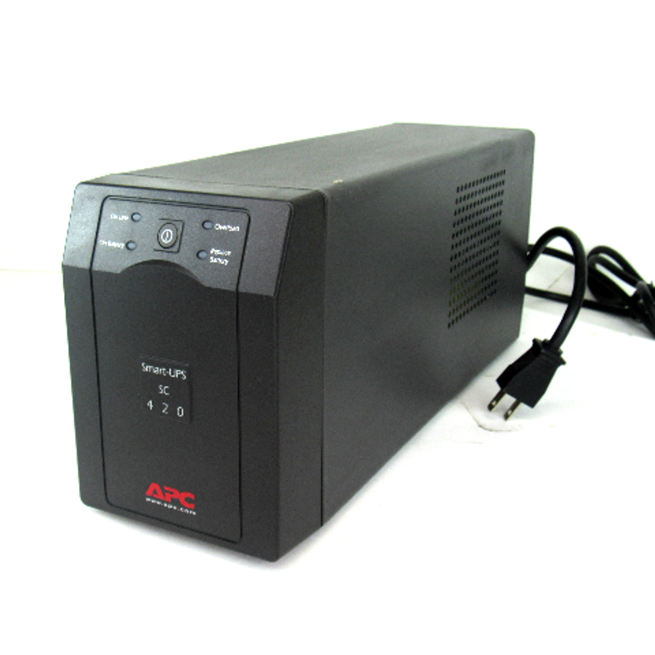 APC Smart-UPS SC420 Uninterruptible Power Supply, 4 Outlets, 420VA/ 260W, 154V, 120V AC