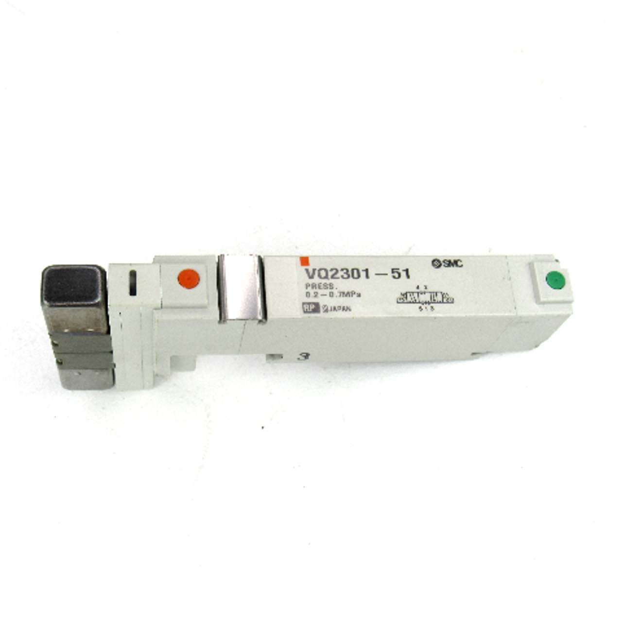 SMC VQ2301-51 Plug-In Solenoid Valve, 3/8" Pipe Size, 24V DC