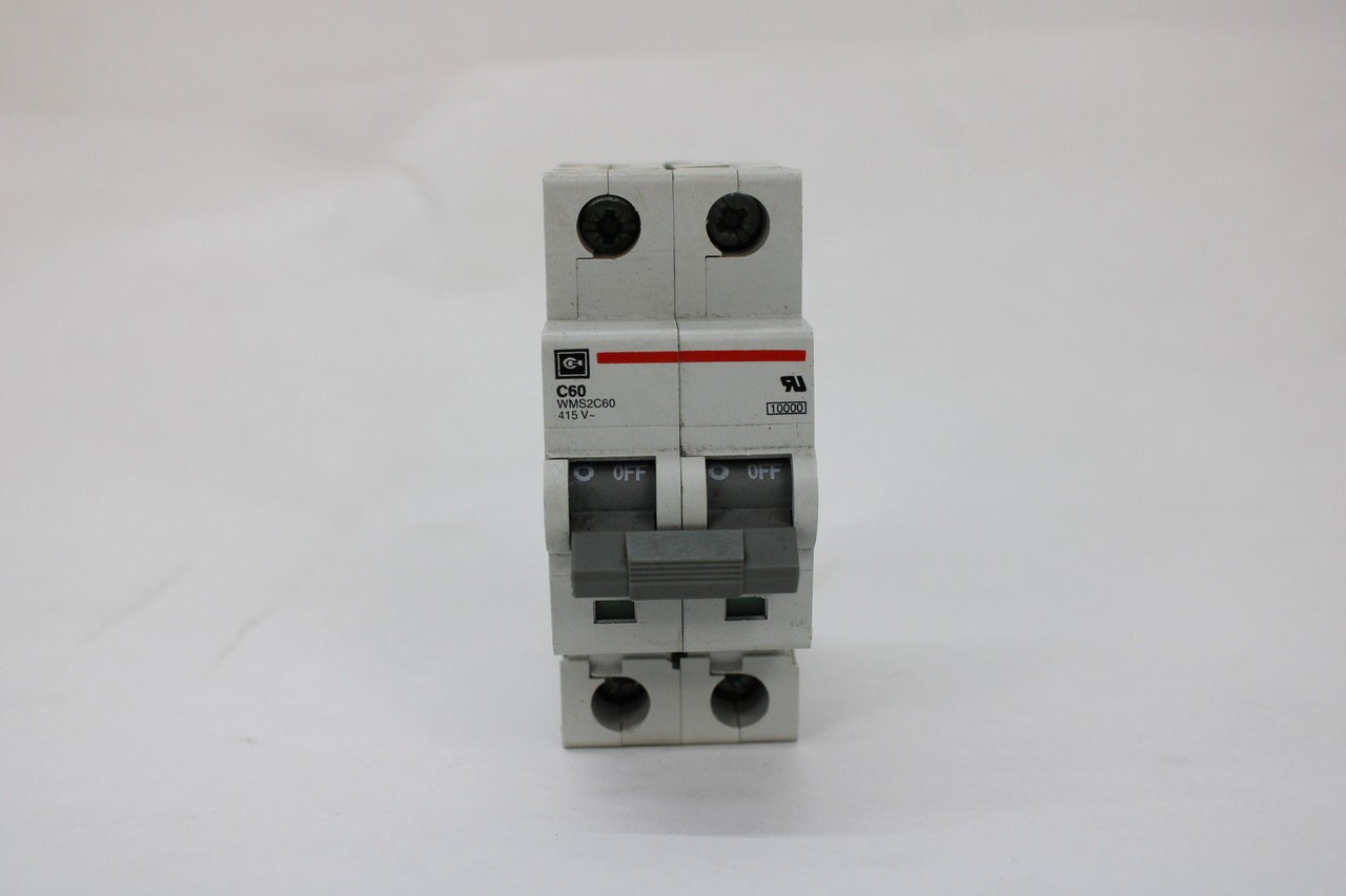 Cutler-Hammer WMS2C60 Miniature Circuit Breaker, 2-Pole, 60 Amp, 480V, 480Y/277V AC
