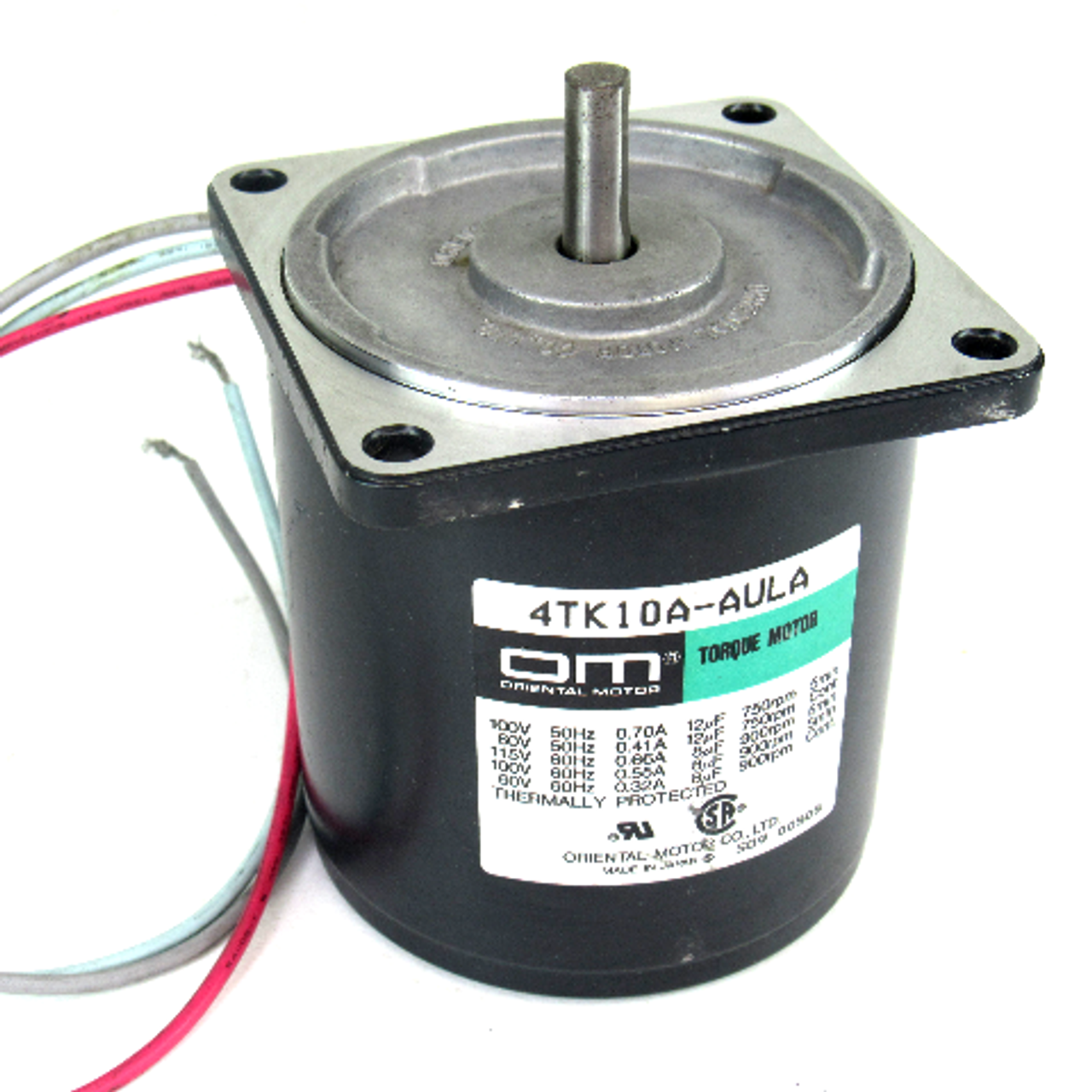 Oriental Motor 4TK10A-AULA Torque Motor, 1-Phase, 115V, 60Hz, 2.8W, 900RPM