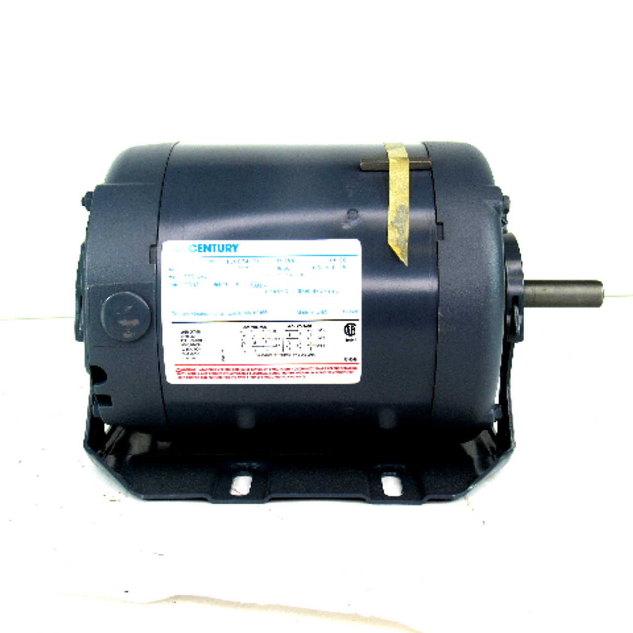 Century Electric H464 8-130674-01 AC Motor, 3-Phase, 1.0 HP, 3450RPM, 3.0/1.5 Amp, 230/460V, NEW