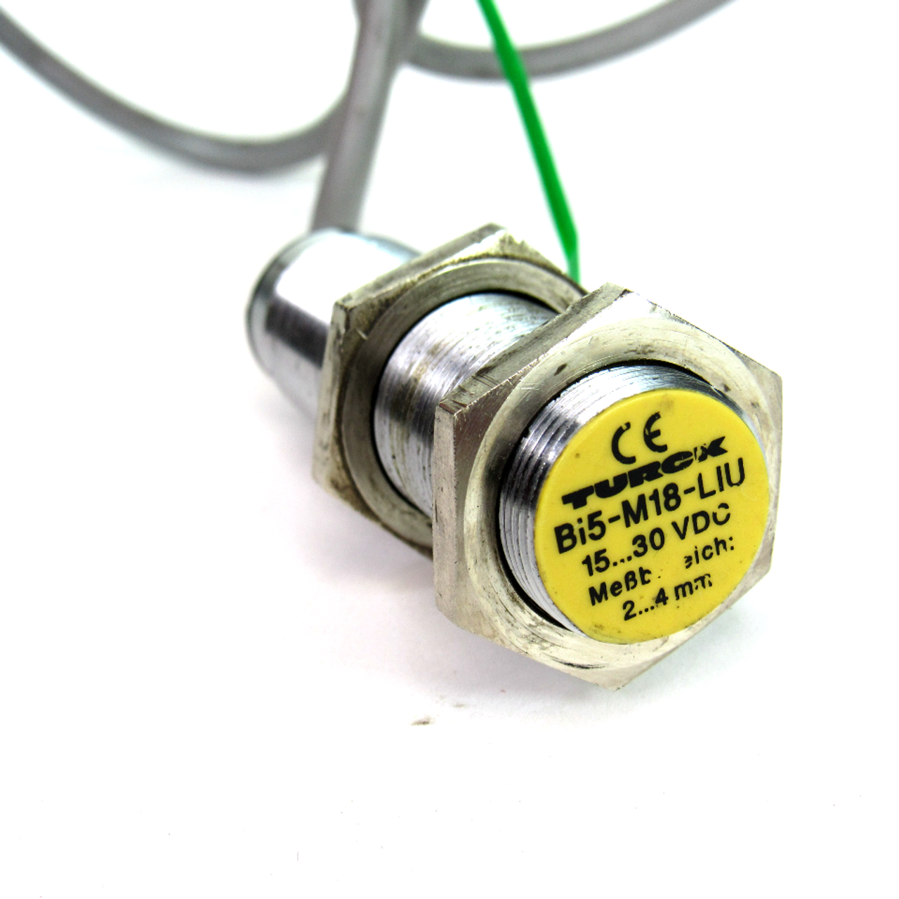 Turck Bi5-M18-LIU Inductive Proximity Sensor, Embeddable, Partial Threading, 15~30V DC, 5mm Range