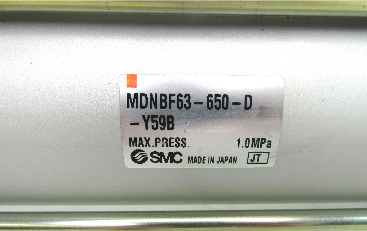 SMC MDNBF63-650-D-Y59B Tie Rod Cylinder with Finelock, 63mm Bore, 650mm Stroke, 1.0MPa