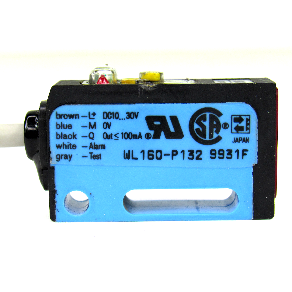 Sick WL160-P132 OPTEX Photoelectric Sensor, 10~30V DC, <100mA