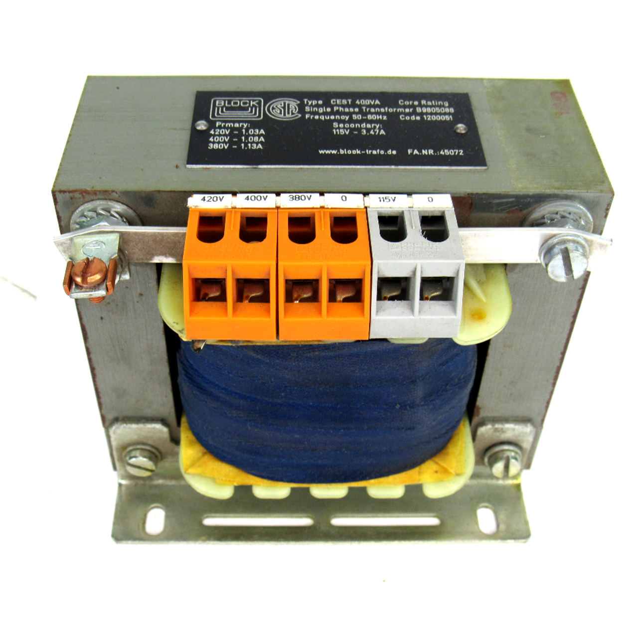 Block CEST 400VA Single Phase Transformer