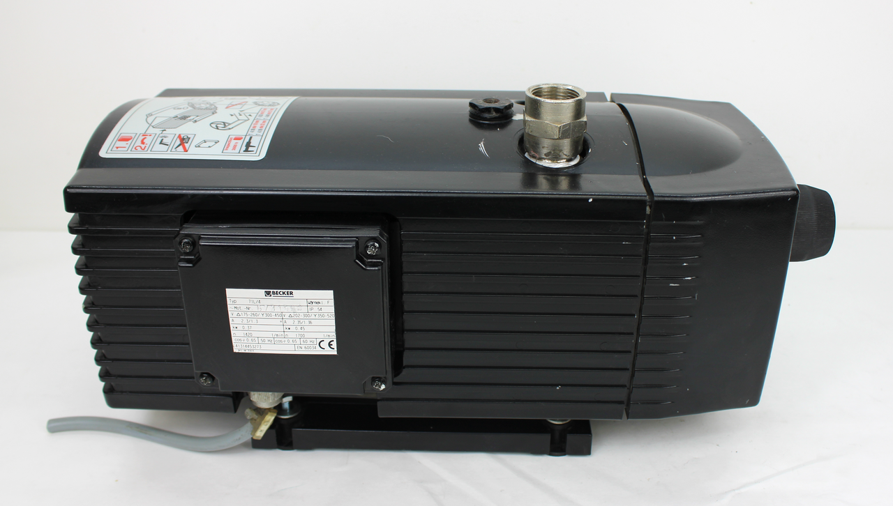 Becker VT 4.10 Vacuum Pump 1420/1700 RPM w/ 71L/4 Rotary Vane Pump