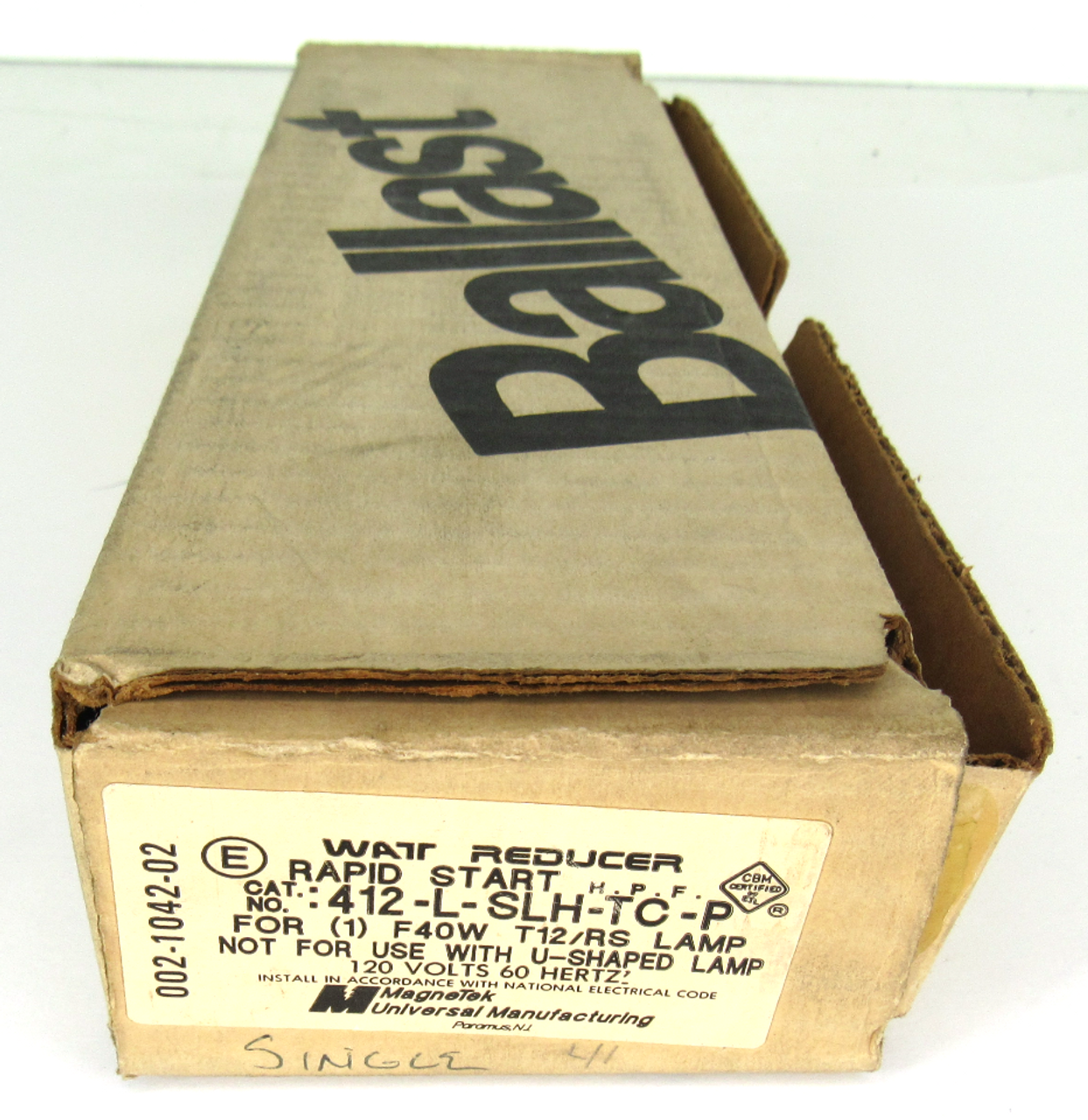 magnetek rapid start ballast