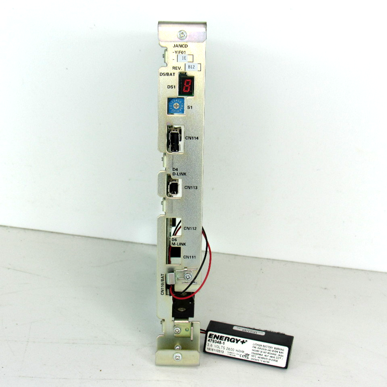 Yaskawa Electric JANCD-YIF01-1E Robot I/F Printed Circuit Board with Status Indicator Light, Used