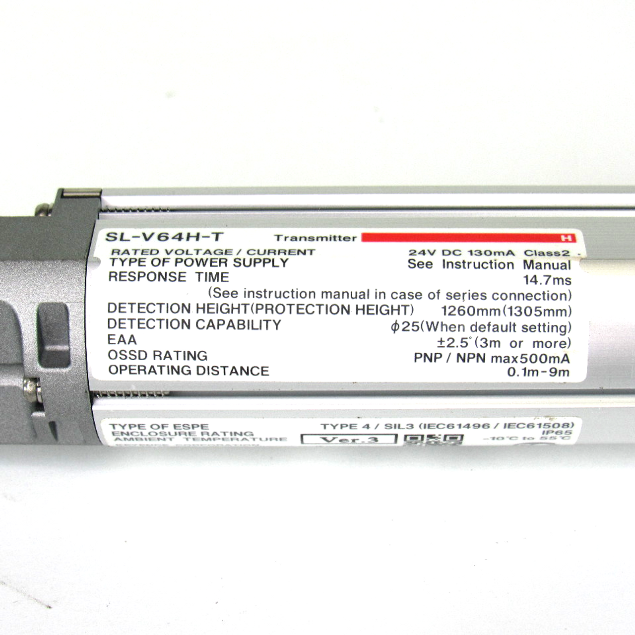Keyence SL-V64H Light Curtain Transmitter and Receiver, 51.3" NEW