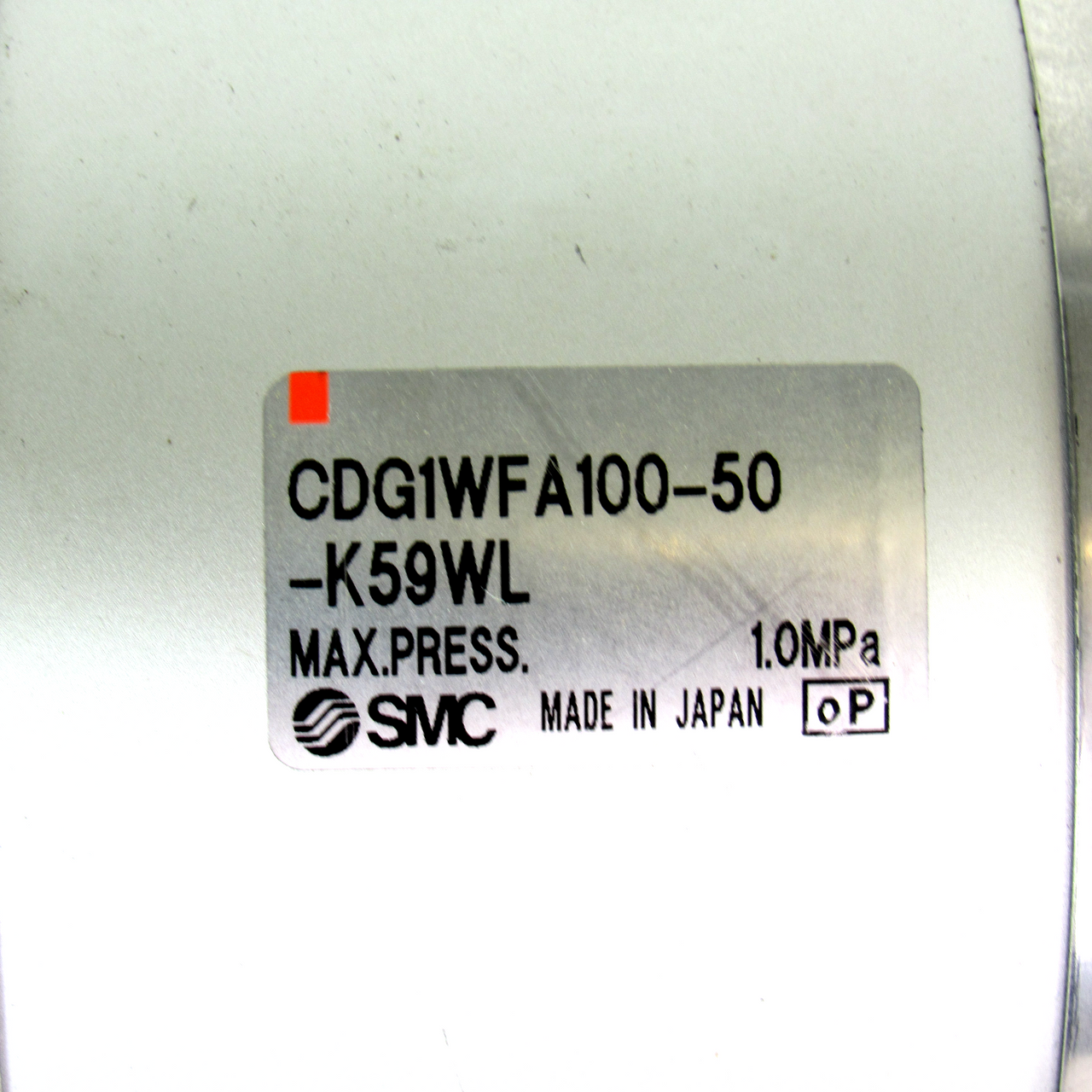 SMC CDG1WFA100-50-K59WL Double Rod Round Body Cylinder, 100mm Bore, 50mm Stroke