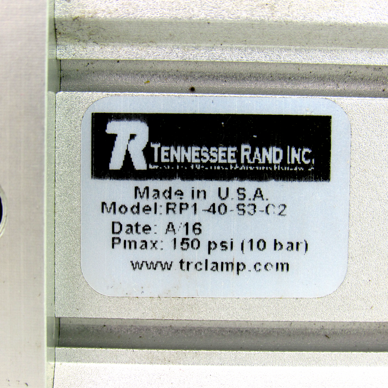 Tennessee Rand RP1-40-S3-C2 Retract Pin and Straight Retract Device, 40mm Bore
