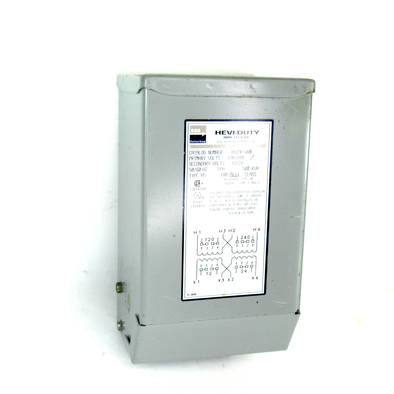 EGS HS19F500B General Purpose Transformer