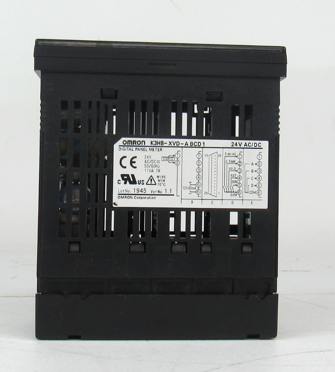 Omron K3HB-XVD-A BCD1 Digital Panel Meter 24V