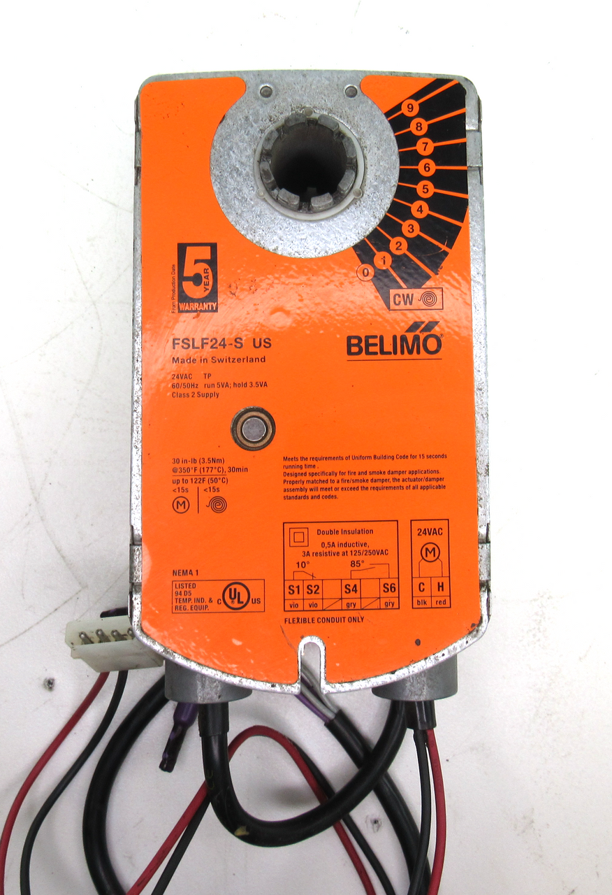 Belimo FSLF24-S US Position Actuator 24Vac