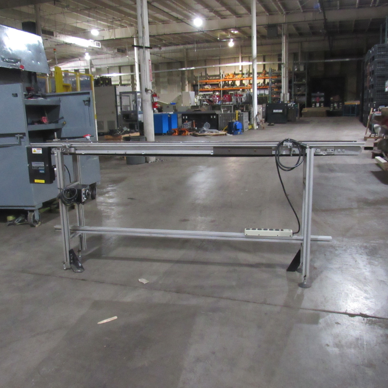 MK Automation 7 Foot Conveyor with 7 1/2" Belt, with Speed Controller