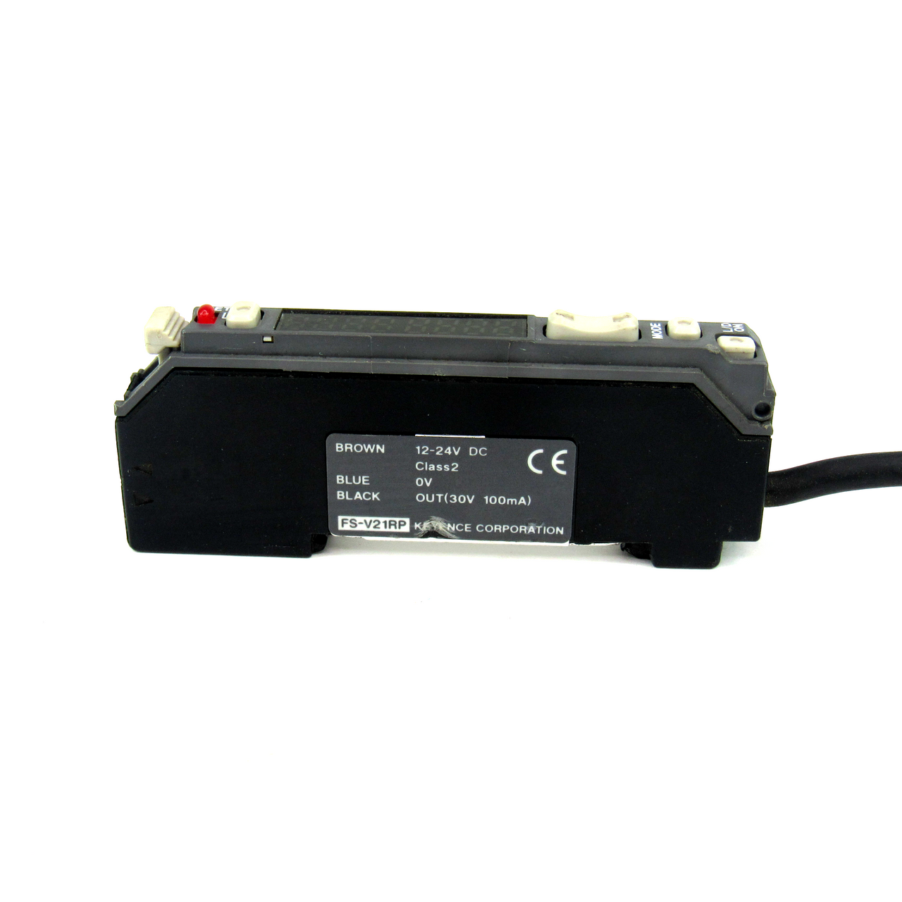 Keyence FS-V21RP Fiber Optic Photoelectric Sensor, Amplifier, 12-24V DC
