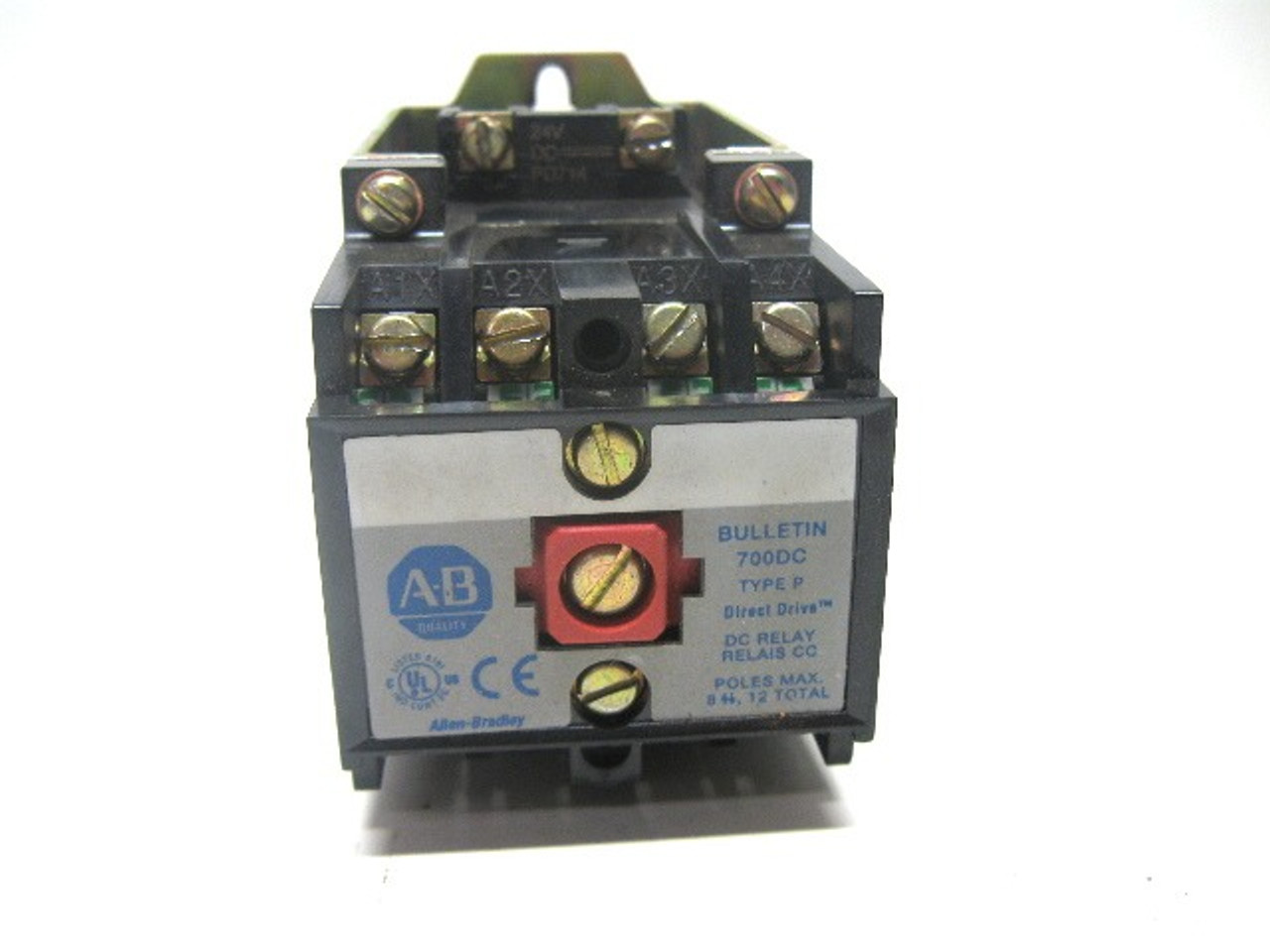 Allen Bradley 700DC-P400Z24 DC Relay Series A 24 Vdc