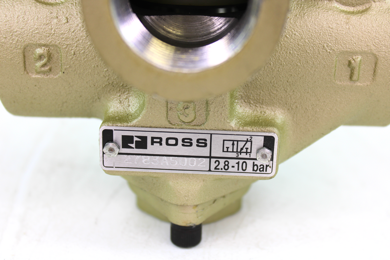 Ross 2783A5002 3/4 3 Way Normally Closed Air Piloted Valve New