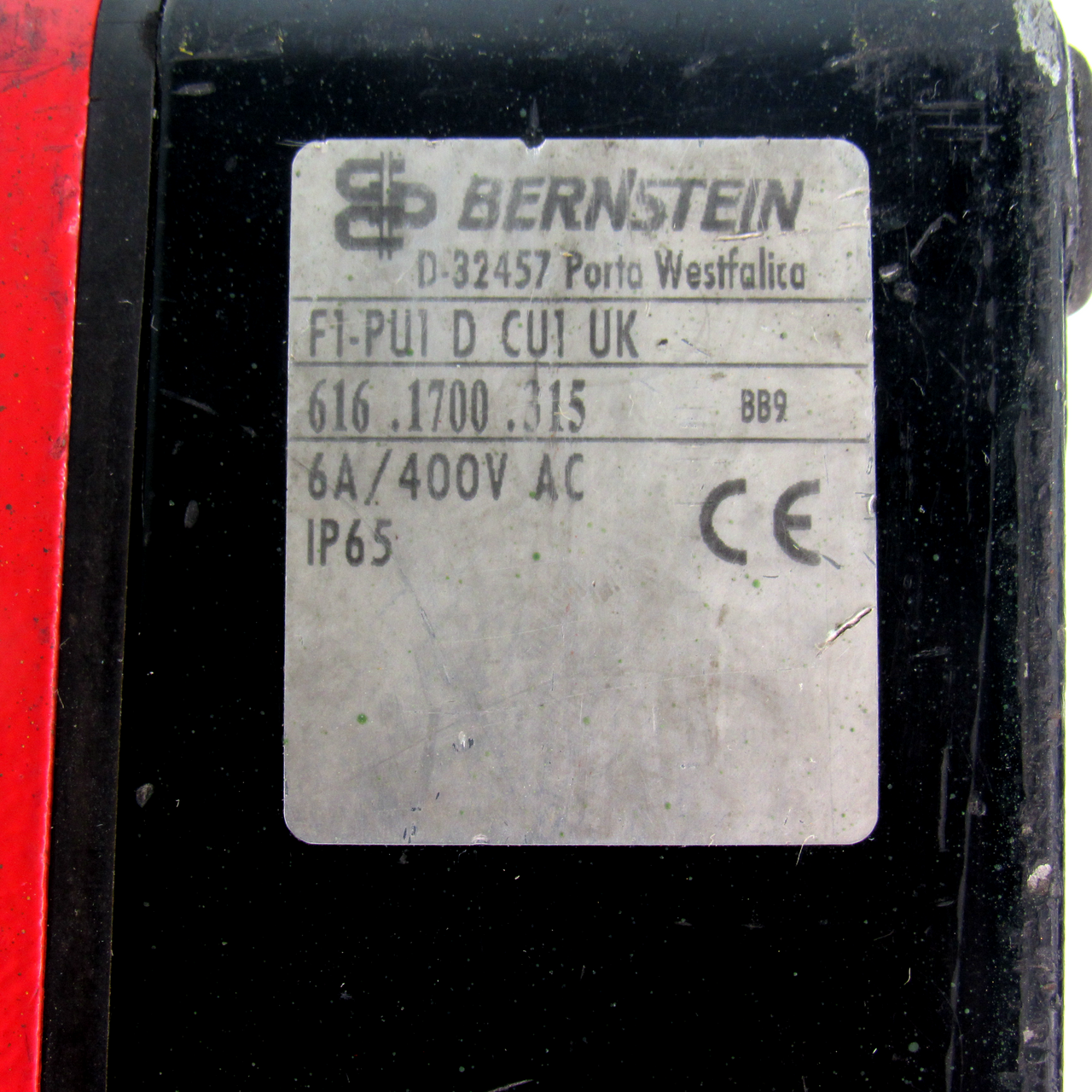 Bernstein F1-PU1-D-CU1-UK Foot Switch, 6 A, 400V AC