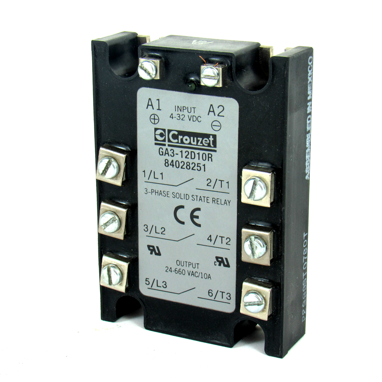 Crouzet GA3-12D10R Solid State Relay, 3-Phase